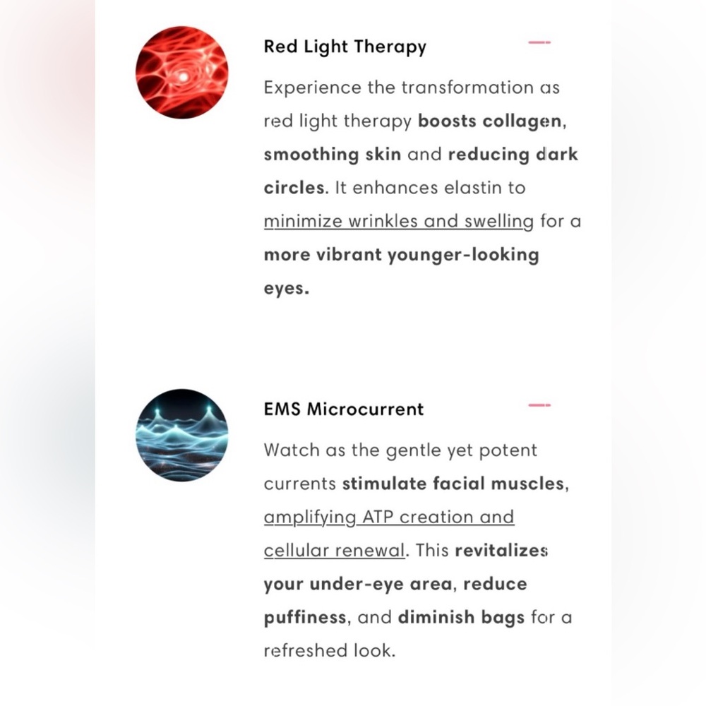 Botanique Paris Revitalize Under-Eyes Red Light Therapy EMS Microcurrent - Picture 11 of 11